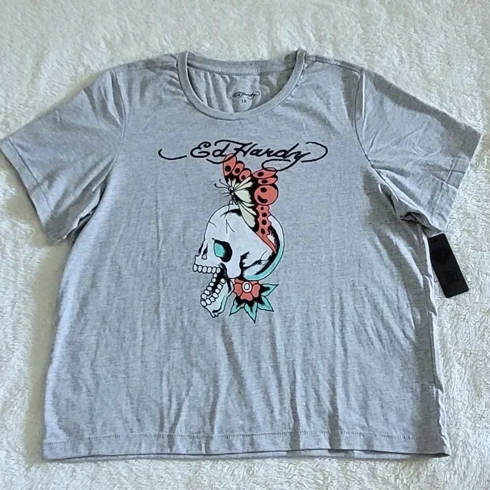 Ed Hardy Skull💀 and Butterfly🦋 Tee👕 - NWT
